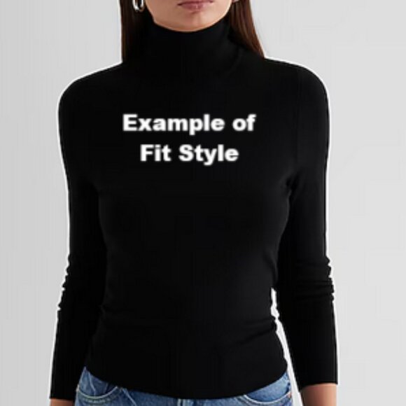 Express Womens Burgundy Fitted Knit Long Sleeve Turtleneck Size M - Picture 7 of 7